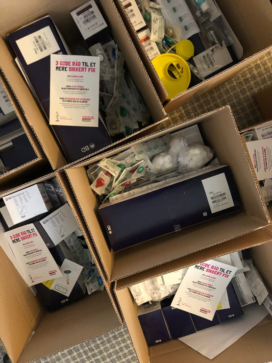 Skadesreduktion på kasse